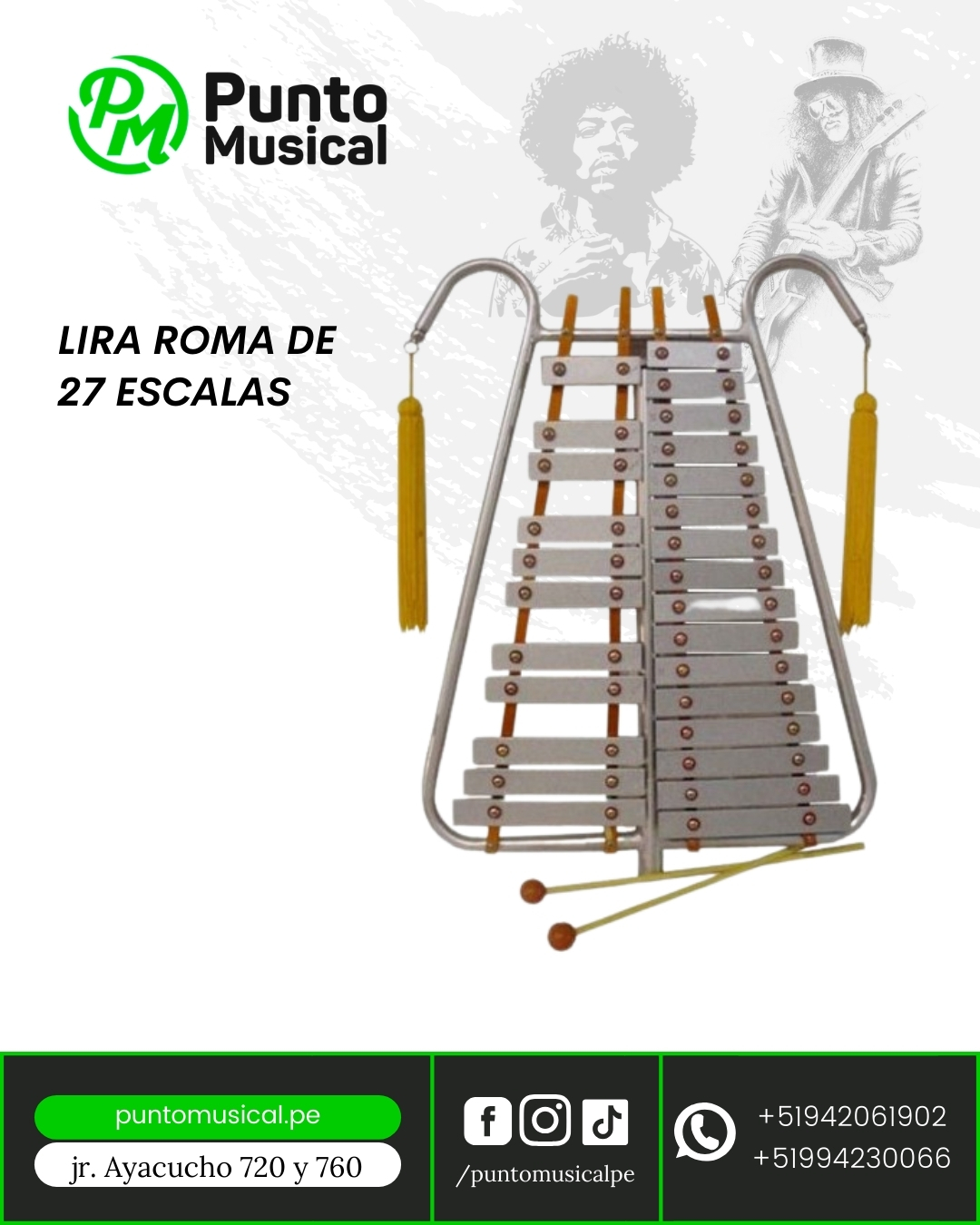 LIRA ROMA DE 27 ESCALAS