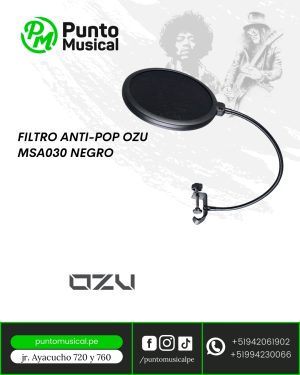 FILTRO ANTI-POP OZU MSA030 NEGRO
