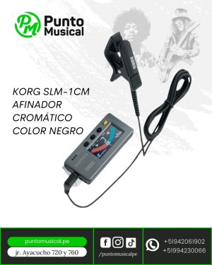 KORG SLM-1CM AFINADOR CROMÁTICO  COLOR NEGRO