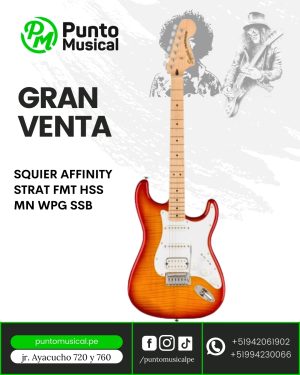 SQUIER AFFINITY STRAT FMT HSS MN WPG SSB