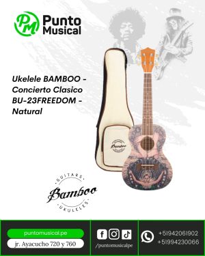 Ukelele BAMBOO - Concierto Clasico BU-23FREEDOM - Natural