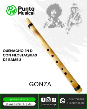 Quenacho en D con filostaquías de bambú