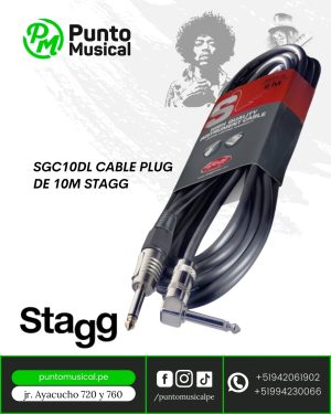 SGC10DL CABLE PLUG DE 10M stagg