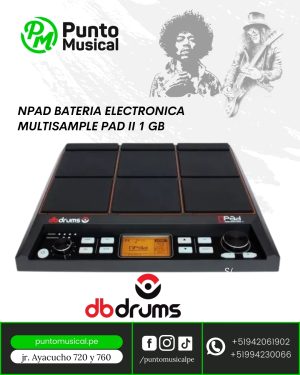 NPAD BATERIA ELECTRONICA MULTISAMPLE PAD II 1 GB