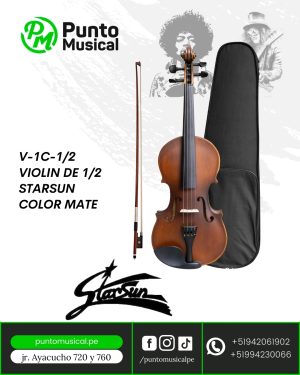 V-1C-1/2 VIOLIN DE 1/2 STARSUN color MATE