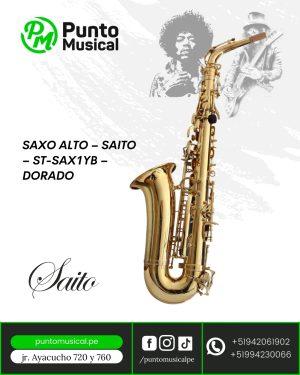 Saxo Alto – Saito – ST-SAX1YB – Dorado