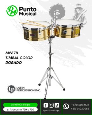M257B TIMBAL COLOR DORADO LP
