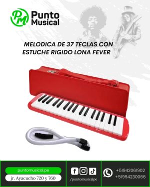 MELODICA DE 37 TECLAS CON ESTUCHE RIGIDO LONA FEVER