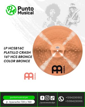LP HCSB16C PLATILLO CRASH 16? HCS BRONCE COLOR BRONCE