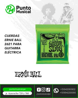CUERDAS ERNIE BALL 2621 PARA GUITARRA ELÉCTRICA