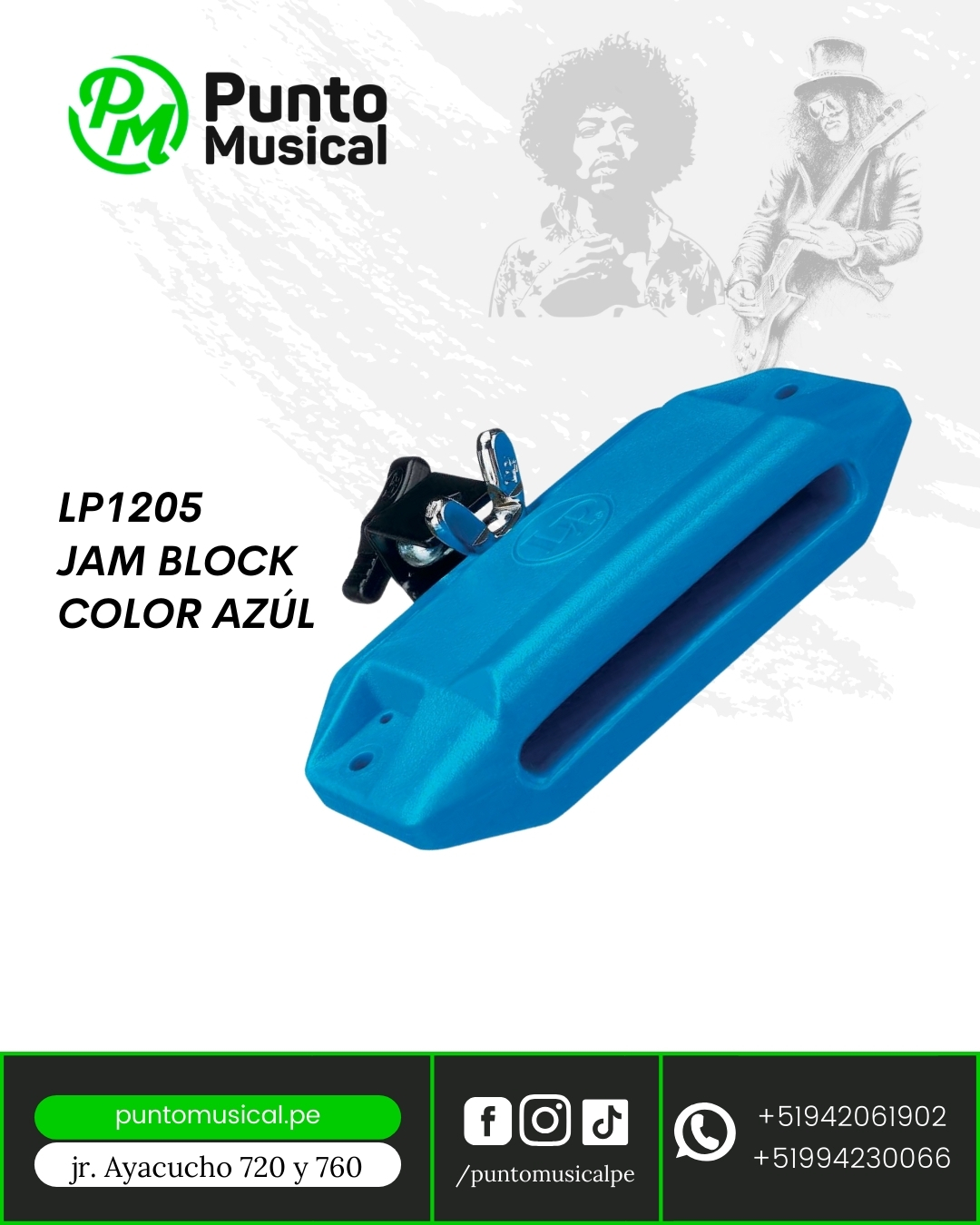 LP1205 JAM BLOCK COLOR AZÚL