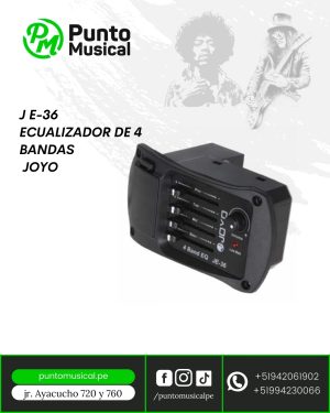 JE-36 ECUALIZADOR DE 4 BANDAS – JOYO