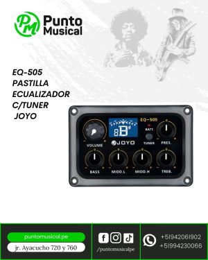 EQ-505 Pastilla Ecualizador con Tuner – JOYO