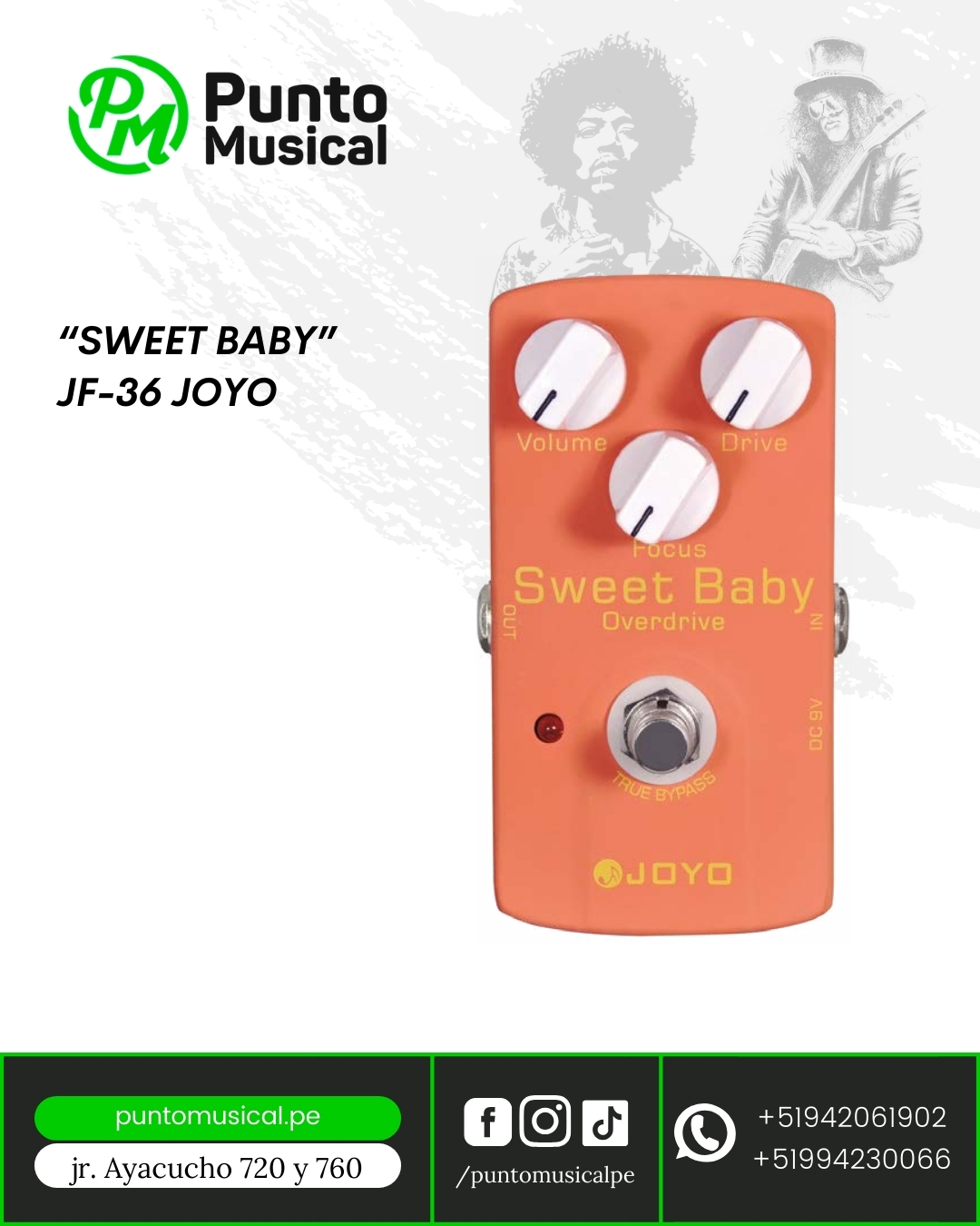 Pedal “SWEET BABY” JF-36 JOYO
