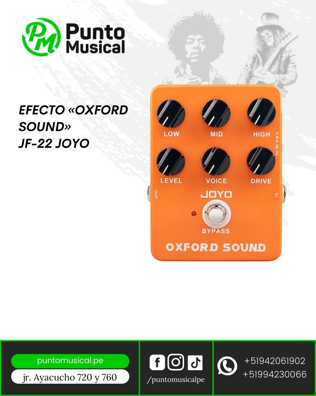 Efecto Oxford Sound JF-22 – JOYO