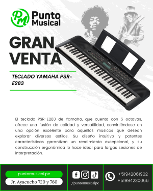 TECLADO YAMAHA PSR-E283