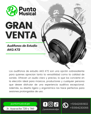 Audífonos de Estudio AKG K72