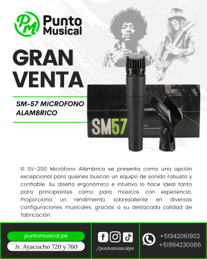 SM-57 MICROFONO ALAMBRICO