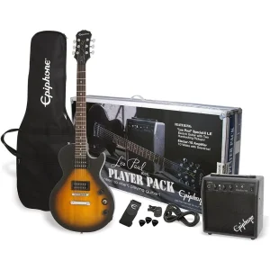 PACK DE GUITARRA EPIPHONE PPEG-EGL1VSCH1 LES PAUL PLAYER PACK COLOR Vintage Sunburst