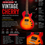 GUITARRA ELÉCTRICA EPIPHONE  ENSVHSVCH1 ESTILO LES PAUL-SPECIAL VE COLORHeritage Cherry Sunburst