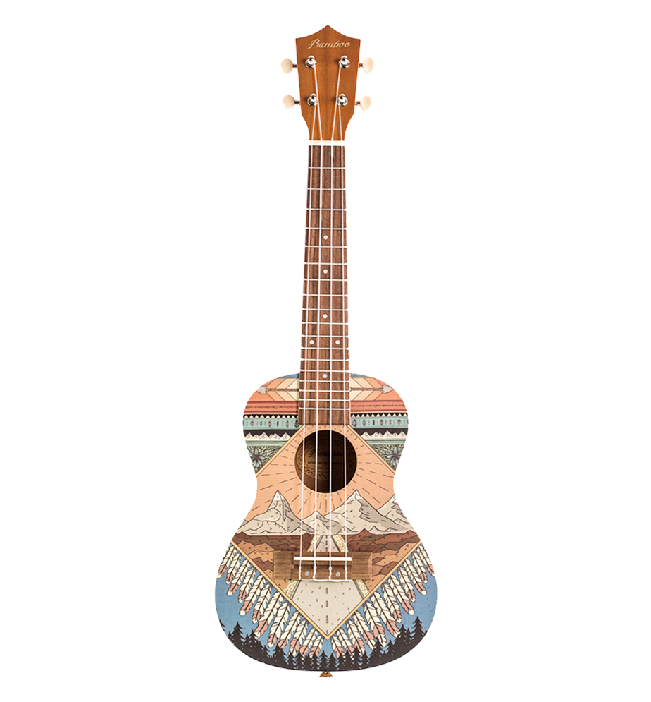 Ukulele BAMBOO – Concierto Clasico BU-23NAZN(LINDEN)