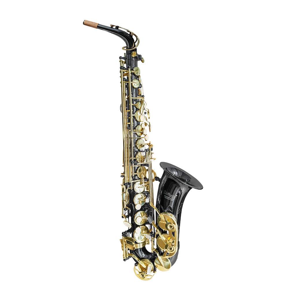 Saxo Alto Negro con Llaves Doradas – VILLEGAS VGS-SALT-BNP