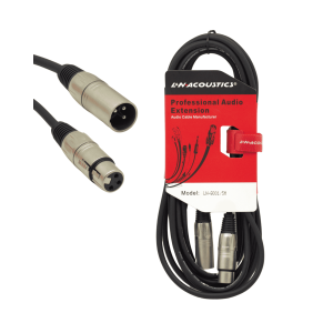 CABLE JACK XLR SILVER A PLUG XLR SILVER 5M L N -8001/5 M