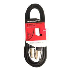 CABLE PLUG XLR (BK/SL) A JACK XLR (BK/SL) 3M L N-C D8217-3M