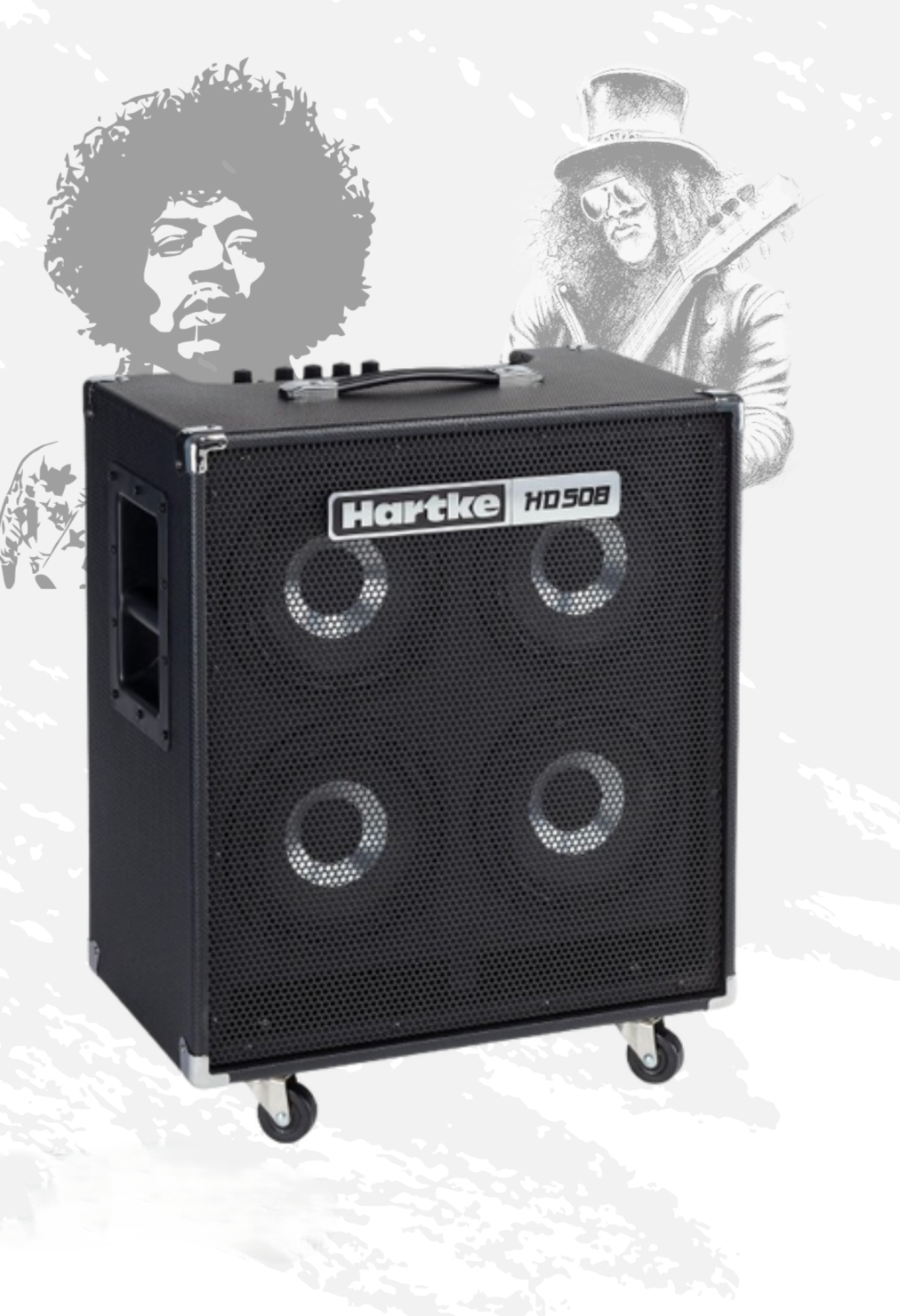 Comprar 1614 Combo de Bajo Hartke HD508 Amplificador 500W con 4 Parlantes de 8 - Punto Musical Peru