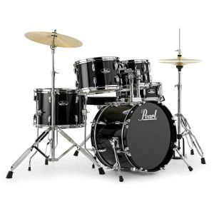 Batería Acústica Pearl Roadshow BK – Kit Completo Negro para Músicos
