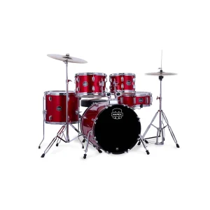 Batería Acústica Mapex Comet Roja – Kit Completo para Músicos