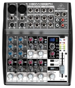 1002FX Behringer MIXER 2 MONO +4 STEREO 4 AUX. CON EFECTOS