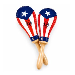 MARACAS LP LP393-PR COLOR ROJO, AZUL Y BLANCO