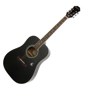 GUITARRA EPIPHONE EA10EBCH1 ESTILO DREADNOUGHT SIN CORTE COLOR Ebony