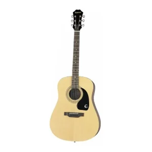 GUITARRA EPIPHONE EA10NACH1 ESTILO DREADNOUGHT SIN CORTE COLOR Nature COLOR Ebony