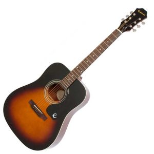 GUITARRA EPIPHONE EA10VSCH1 ESTILO DREADNOUGHT SIN CORTE COLORVintage Sunburst